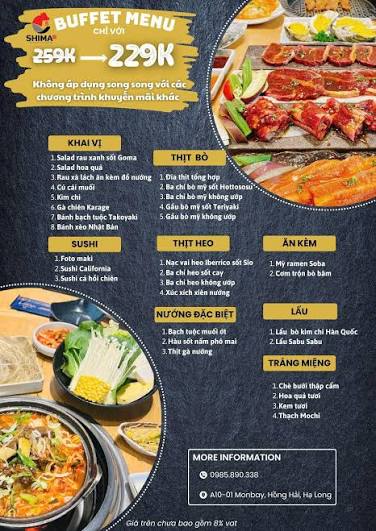 Ảnh minh họa 1: Shima Yakiniku Hạ Long: địa chỉ, món nên thử và kinh nghiệm đi ăn