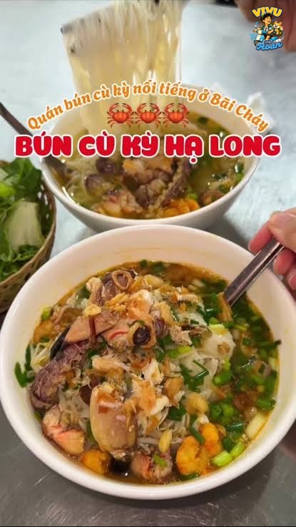 Bún Cù Kỳ Công Đoàn có gì đáng thử? Cẩm nang ăn uống tại Hạ Long